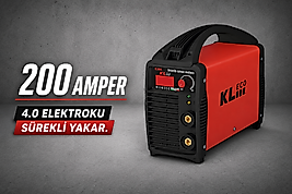 KLECO 200 AMPER DİGİTAL EKRANLI KAYNAK MAKİNASI