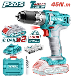 TOTAL AKÜLÜ DARBELİ MATKAP