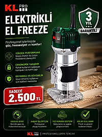 KLRPO ELEKTRİKLİ EL FREZE