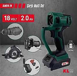 KLPRO AKÜLÜ MULTISET ( MATKAP - DEKUPAJ - DAİRE - ÇOK AMAÇLI KESİCİ )