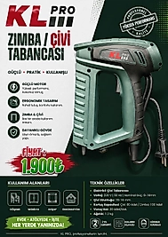 KLPRO ZIMBA/ÇİVİ TABANCASI