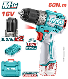 Total  Kömürsüz Akülü Vidalama