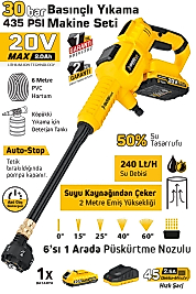 SGS PLUS ŞARJLI ARAÇ YIKAMA