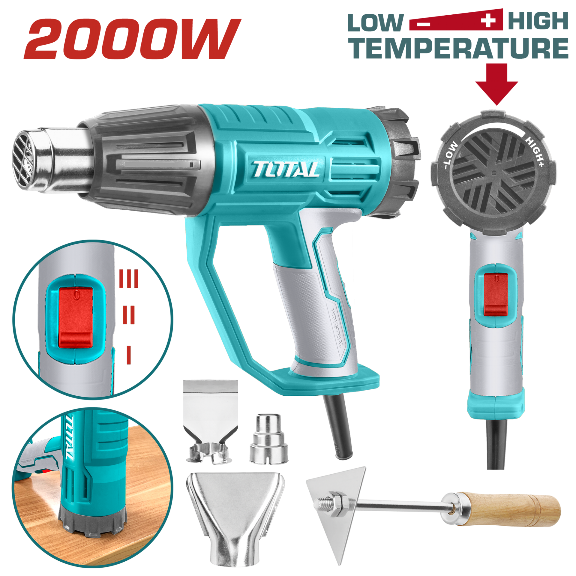 Total 2000W Sıcak Hava Tabancası