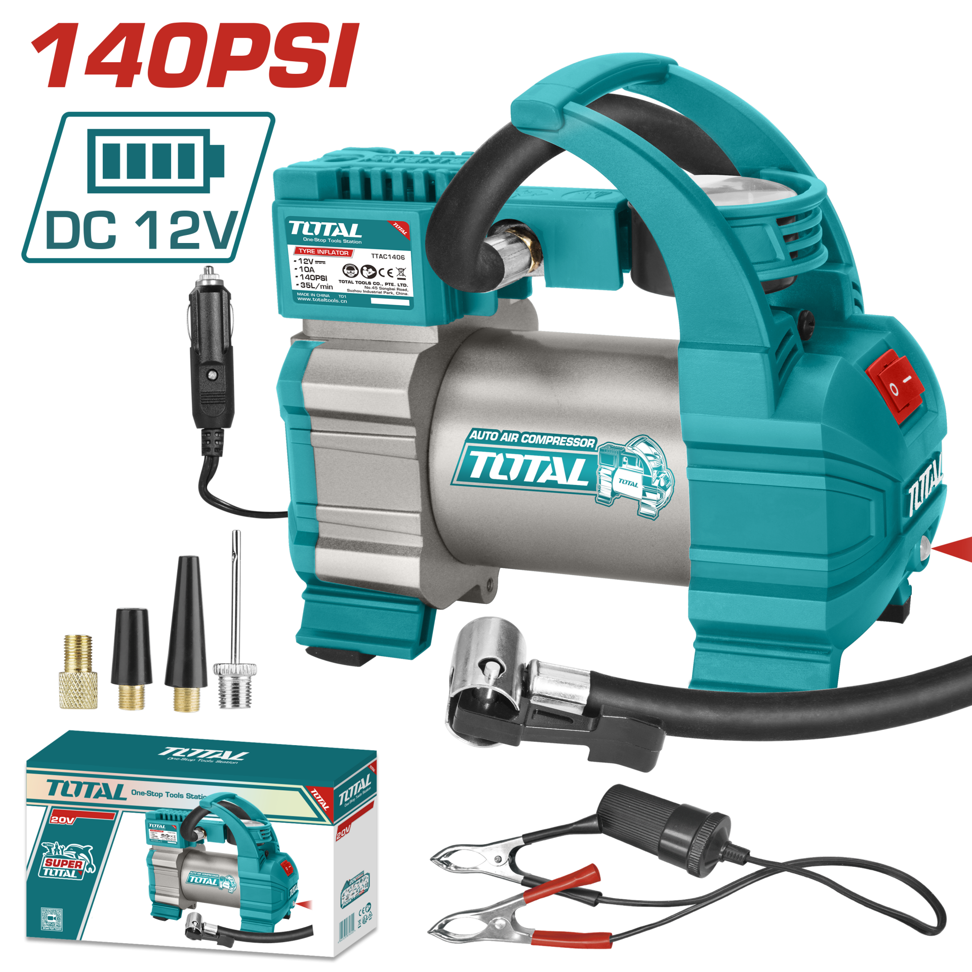 TOTAL Hava Kompresörü (140PSİ)