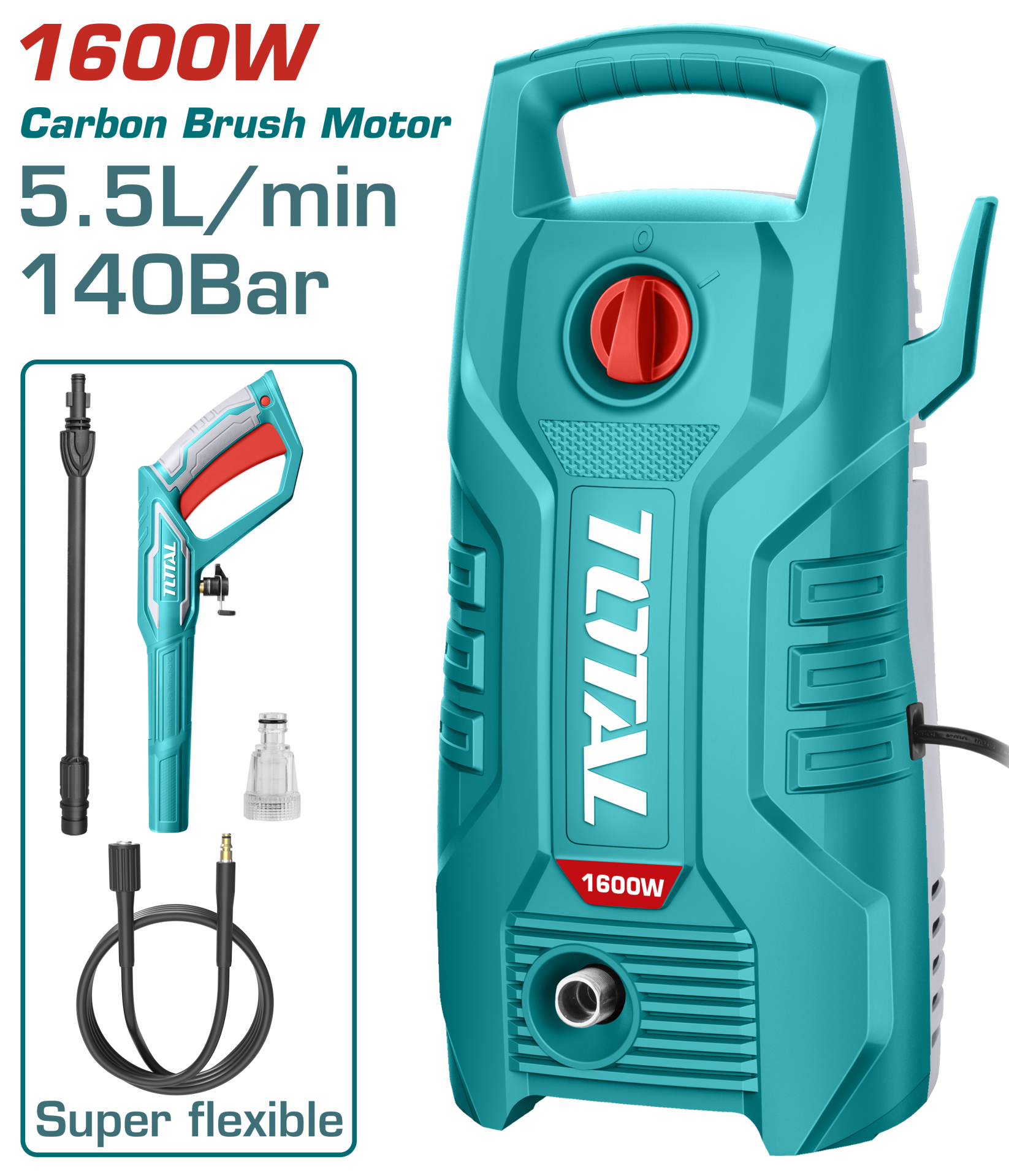 TOTAL 140 BAR 1600W BASINÇLI YIKAMA