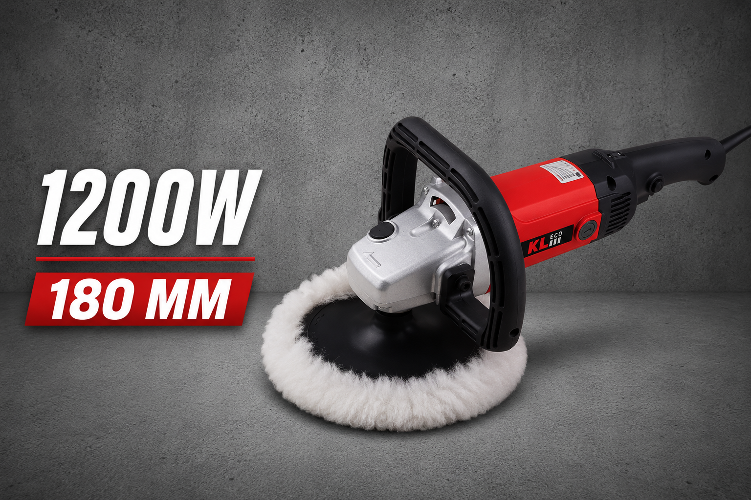 KLECO 1200W ELEKTRİKLİ POLİSAJ MAKİNASI